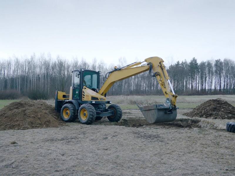 Volvo EW160E excavator