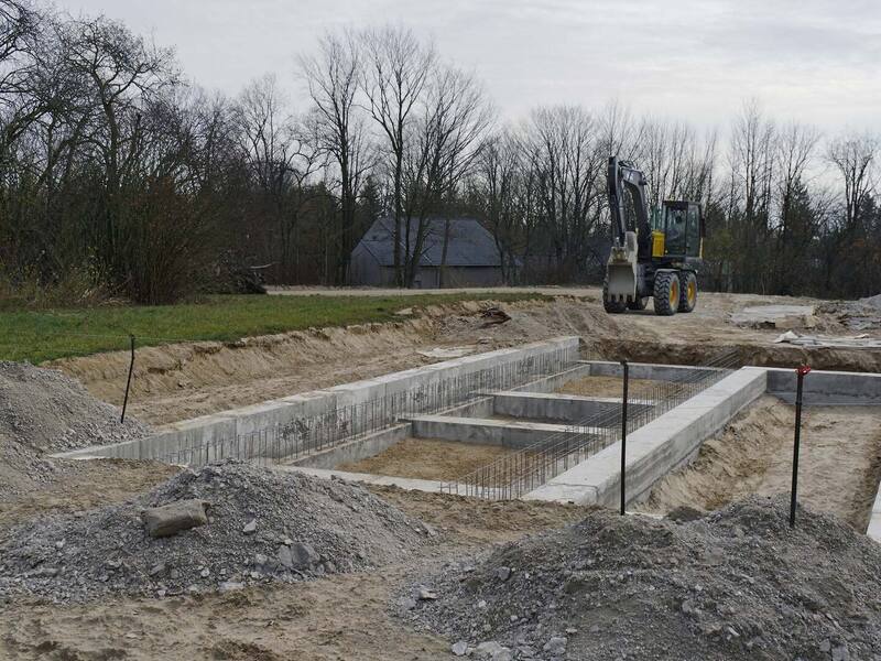 Excavation and footings — Gruczno